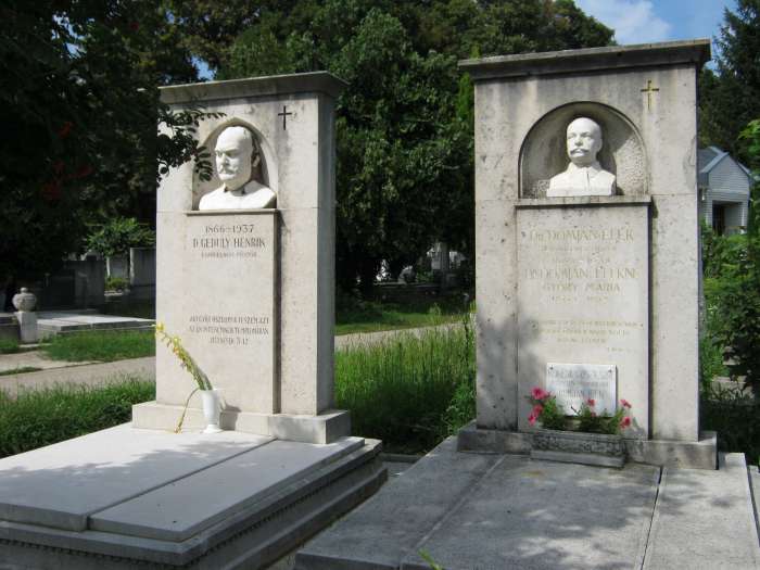 Nyíregyháza, Pazonyi tér, Északi temető: Geduly Henrik és Domján Elek.jpg Nyíregyháza, Pazonyi tér, Északi temető: Geduly Henrik és Domján Elek.jpg