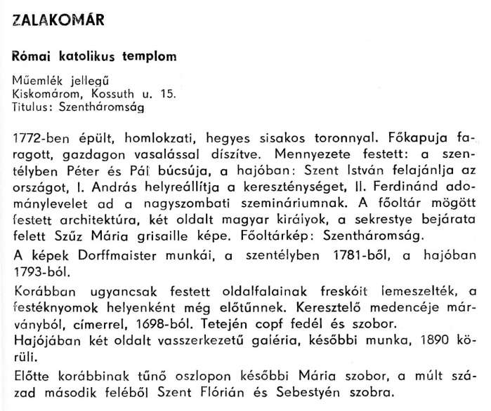 Zalakomár - Zala megye műemlékei 1979 117old.jpg Zalakomár - Zala megye műemlékei 1979 117old.jpg